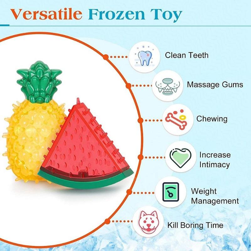 Pet Cooling Chew Dog Toys Freezable Toy for Puppies Freeze Interactive Toys In Summer Dog Treat Training Tools