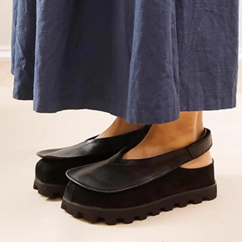 Flats Women Sandals Platform Casual Shoes Designer Trend Woman Slippers 2025 Walking Cozy Slingback Shoes Fashion Mujer Zapatos