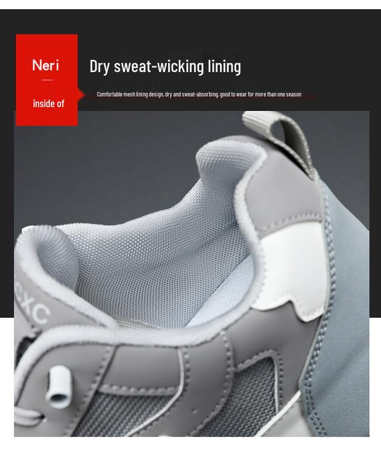 2024 European Men's Breathable Plus Size Athletic Casual Shoes: Autumn Fashion Trend