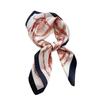 Chain temperament simulation silk printing silk scarf small square scarf high-end shawl sunscreen neck scarf headscarf female