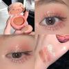 Pink Macaron Three-Layer Sandwich Eye Shadow Matte Shimmer Thin and Glittering Flash Repair Earth Ribbon Mirror Nose Side Shadow