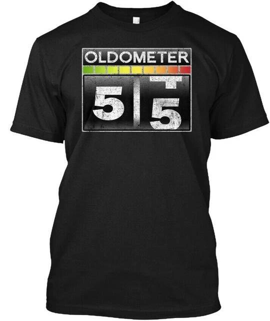 Oldometer Подарок на 55-летие Смешная футболка Сделано в США Размер от S до 5XL S