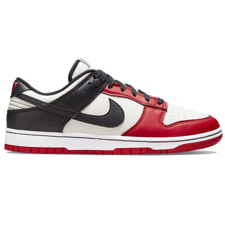 Nike NBA x Dunk Low EMB 75th Anniversary - Bulls Men Sneakers Red Sail Black DD3363-100