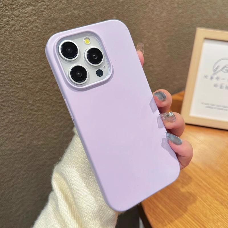 Sensing Cloud Silicone Liquido Adatto per Custodia per Telefono Cellulare Apple 16promax IPhone 15 Ultrasottile Non Ingiallito Tinta Unita Previene le Cadute