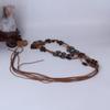 Handwoven Belt Metal Butterfly Waist Chain Female Bohemian Rope Waist Chain Ethnic Decorative Belt