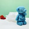 Bear Ornaments Dripping Glue Mold Diy Gypsum Ornaments Aromatherapy Candle 3d Stereo Standing Bear Candle Silicone Mold