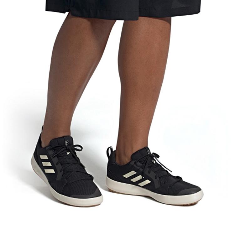 Adidas Terrex Boat Abrasion Resistant Breathable Low top Outdoor Shoes Unisex Black White (Unisex) Outdoor Shoes G26530