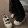 Breadboard Shoes Women's Autumn and Winter New Velvet Warm Niche Design Casual Shoes Velcro Cotton Shoes