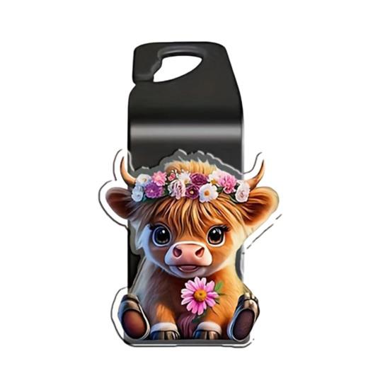Car Storage Accessories Seat Hook, Cartoon Cat/Dog Pattern Decor, Durable Load Bearing Acrylic Cute Pet Organizer Headrest Hanger, Universal