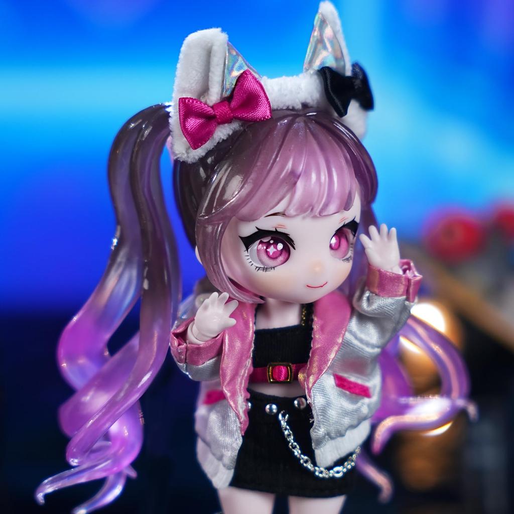 ICY Fortune Days 13cm BJD Doll - Anime Style Doll Set, Perfect for Gifts, Decoration, DIY Exercise, and Collections, Girl's Doll 8+