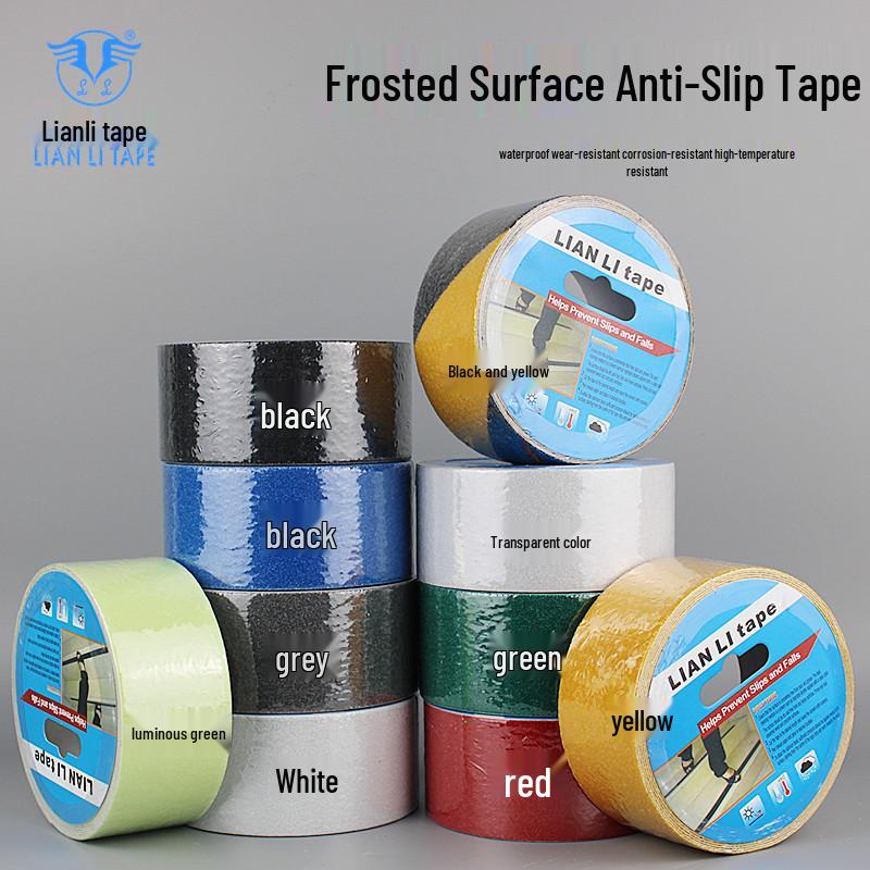 LIAN LI Anti-Slip Floor Tape, 5cm Wide PVC Safety Stickers for Steps