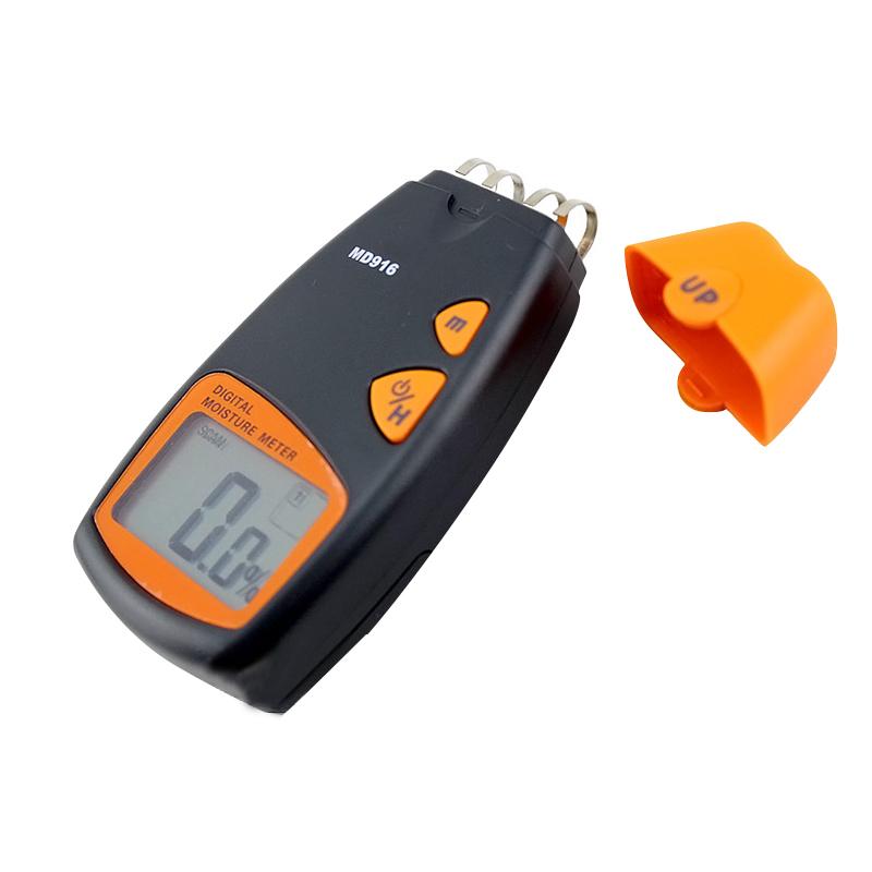MD916 High Performance Portable Digital 4 Pins Paper Moisture Meter Tester(Not Including Battery)