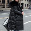Women's  And Winter Loose Down Cotton Jacket Thickened Glossy Cotton Jacket