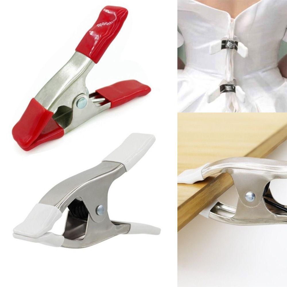 4/6inch Wedding Dress Clip a-shaped Heavy Duty Clamps Creative Photography Clips  Dress Fitting