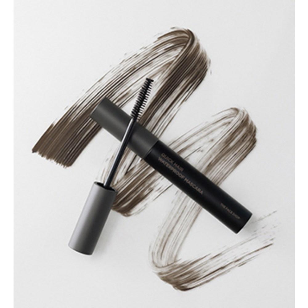 The Face Shop Quick Hair Waterproof Mascara, 01 Natural Black, 1 Pc