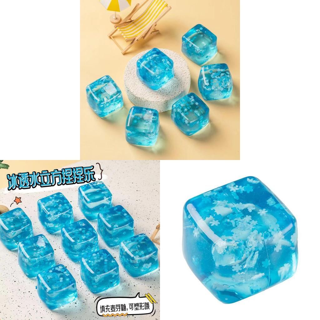 Water Cube Stress Relief Toy With Stretchable Tpr Material For Kids And Adults