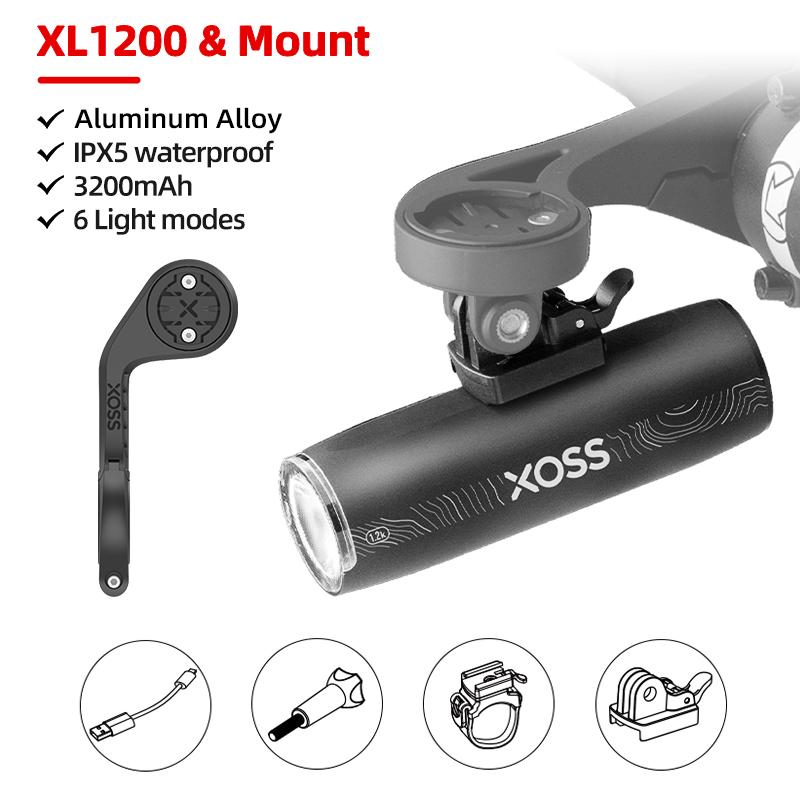 XOSS 200-3000 Lm Bike Light XL1200