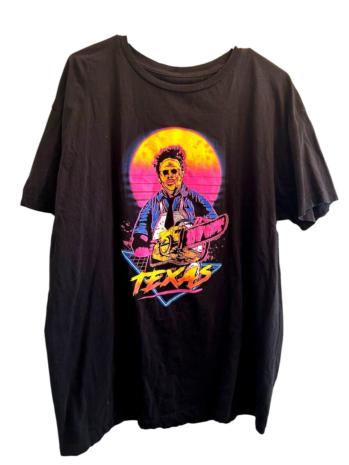 Texas Chainsaw Massacre Tee No Evil XL Printed in USA Graphic Horror Shirt Unisex T-Shirt XXL
