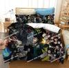 Anime 3D My Hero Academia Shoto Todoroki Bedding Set Printed Single Comforter Duvet Cover Pillow Case 3 Pieces Kids Adult Size