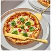 2PCS Stainless Steel Pizza Knife Wedding Birthday Potluck Cake Knife Shovel Baking Set Cut Toast Serrated Bread Knife