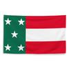 1pc Multi-Size Optional Yucatan Republic Flag - Durable Polyester Outdoor Decor with Red, Green And Star Patterns, Ideal for Patios, Lawn And Gardens,