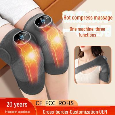 Almohadillas de Masaje Magnéticas Desmontables con Calefacción Eléctrica para Rodilla, Hombro, Codo con Control de Temperatura LCD