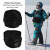 1 Pair/set Knee Pad Warm Protector with Flannel Lining Wear Resistant Winter Ice Fishing Kneepads