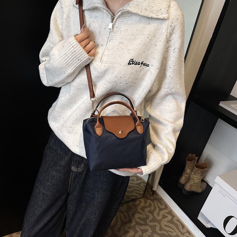 Urban Minimalist Chic Pu Handbag For Women In Elegant Black Blue And Khaki