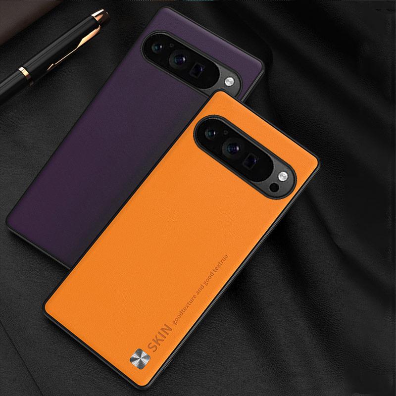 Simple Fashion Leather Phone Case For Google Pixel 6 6A 7 7A 7 Pro 8 8A 9 Pro XL 9A Shockproof Slim Back Cover For Pixel 9 Cases
