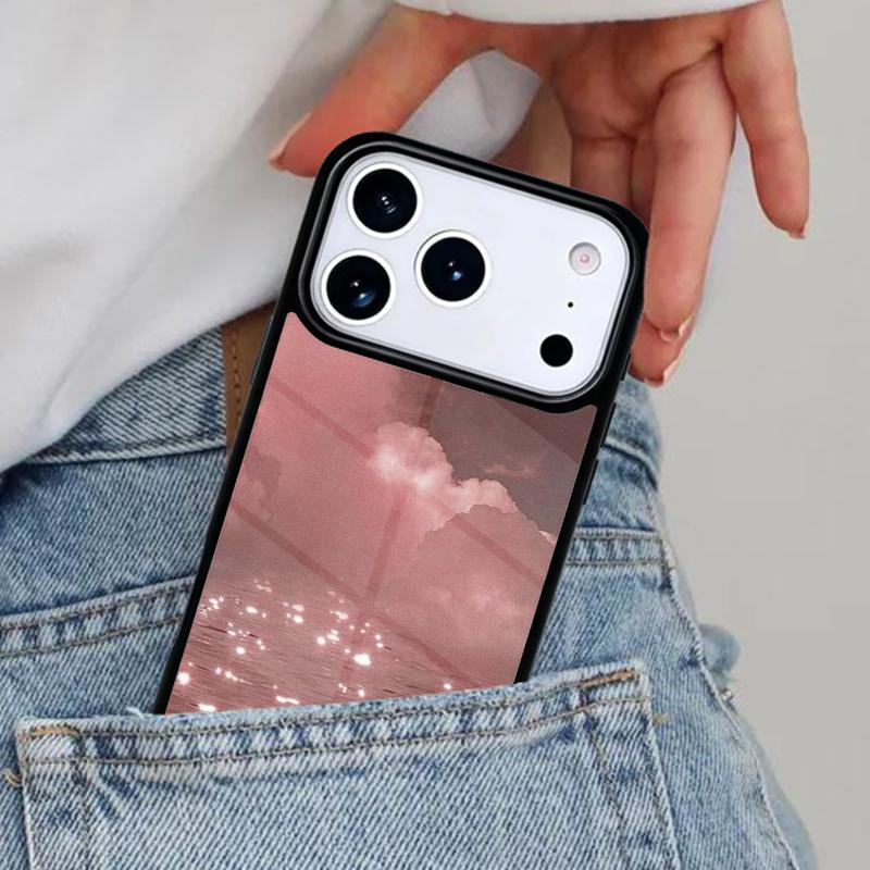 Pink Aesthetics Phone Case for iPhone 17ProMax 12 13 14 15 16e 17 Pro Max Plus Air Cover