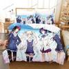 Saekano How To Raise A Boring Girlfriend Bedding Set Cartoon Anime Set Adult Kid Bedroom Duvet Cover Sets 3D Print Kawaii Anime