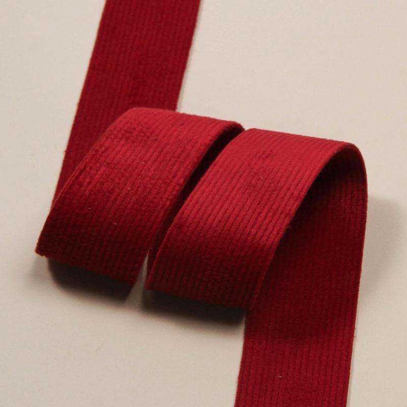 5yards Double Sided Soft Corduroy Ribbon for DIY Hair Bows Craft Accessories Clothing Material Wedding Gift Box Decoration
