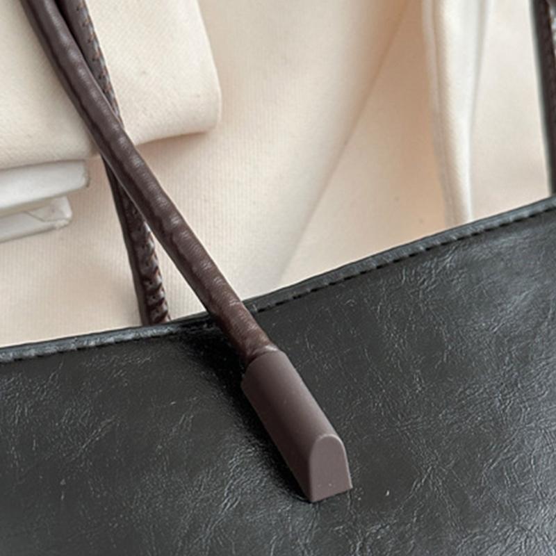 Womens Tote Bag Large Capacity Shopping Bag Girls Shoulder Bag Korean Style Handbags Fashion PU Leather Underarm Bag