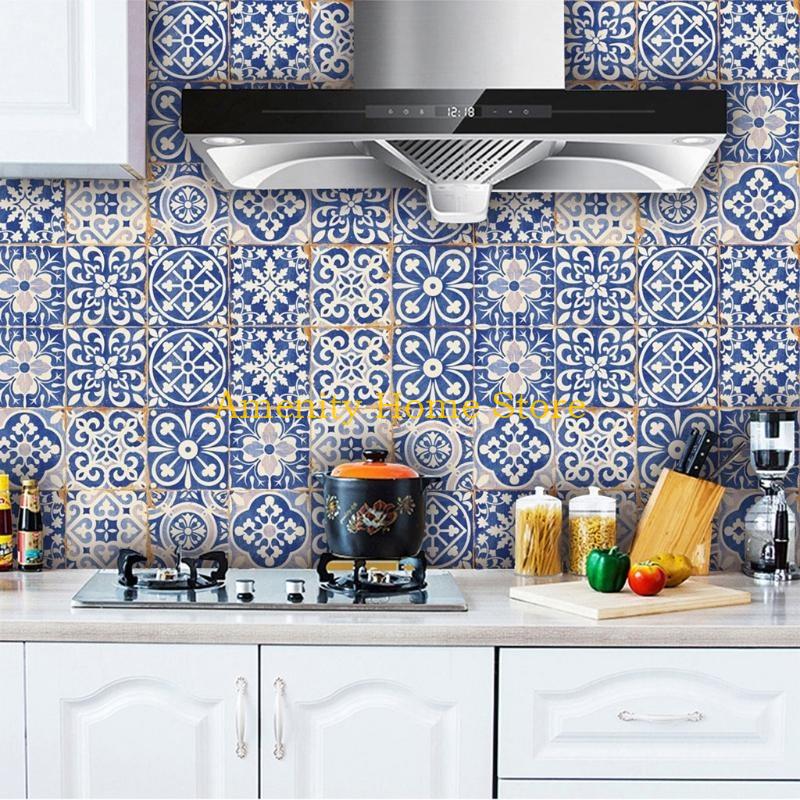 F26C Tile Wall Sticker Set of 24 Peel and Stick Tile Backsplash Wallpaper Glass Decor for Car Glass Window Mirror Multi-use