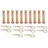 10pcs R Shaped Clevis Pin Set R Type Engine Accessories Convenient Farming Machine Parts  Tractor