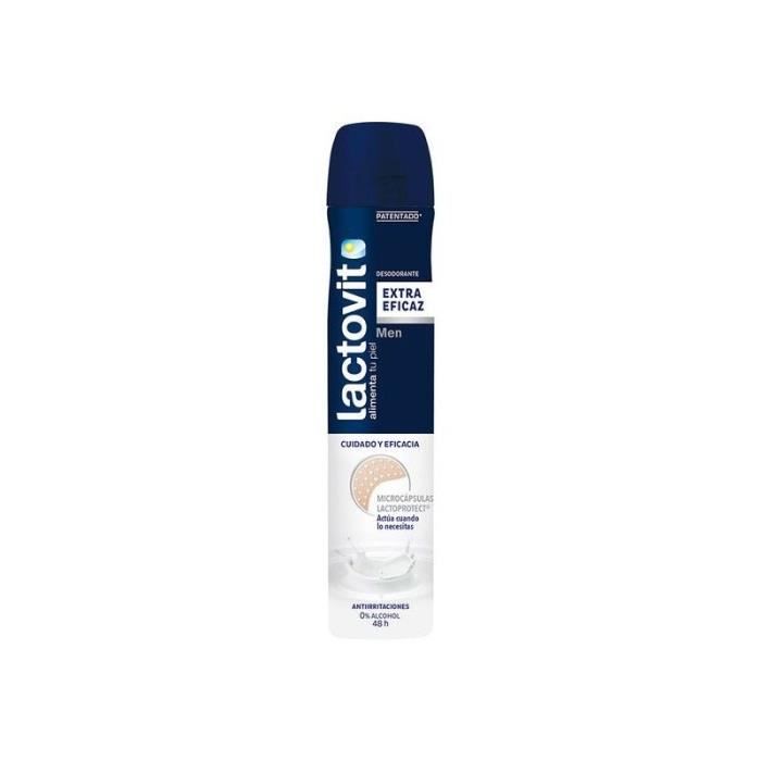 Spray déodorant - Lactovit - For Men - 200 ml - 48 heures - Tous types de peau