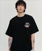 PAPERBOY Usa Vintage Short Sleeve T-Shirt - Black
