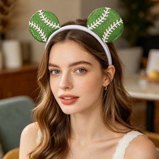 Soccer Fan Headband, Team Spirit Hair Hoop, Football Theme Party Headwear for Game Day, Fan Celebration