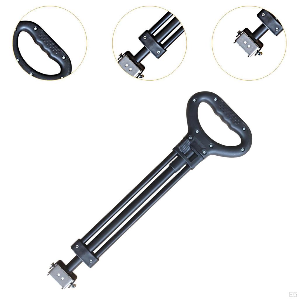 Adjustable Pull Handle Replacement for Folding Shopping Cart 21.2-31.1inch Easy Installation