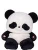 Plush Panda Backpack For Girls Soft Cartoon School Bag With Zipper Pocket