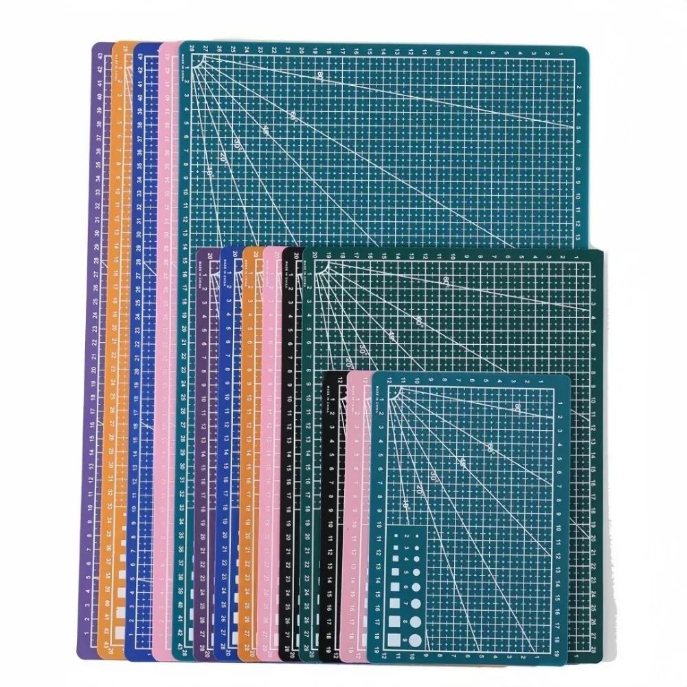 A3/A4/A5 PP Cutting Mat Workbench Patchwork Cut Pad Sewing Manual DIY Knife Engraving Leather Cutter Board Single Side Underlay