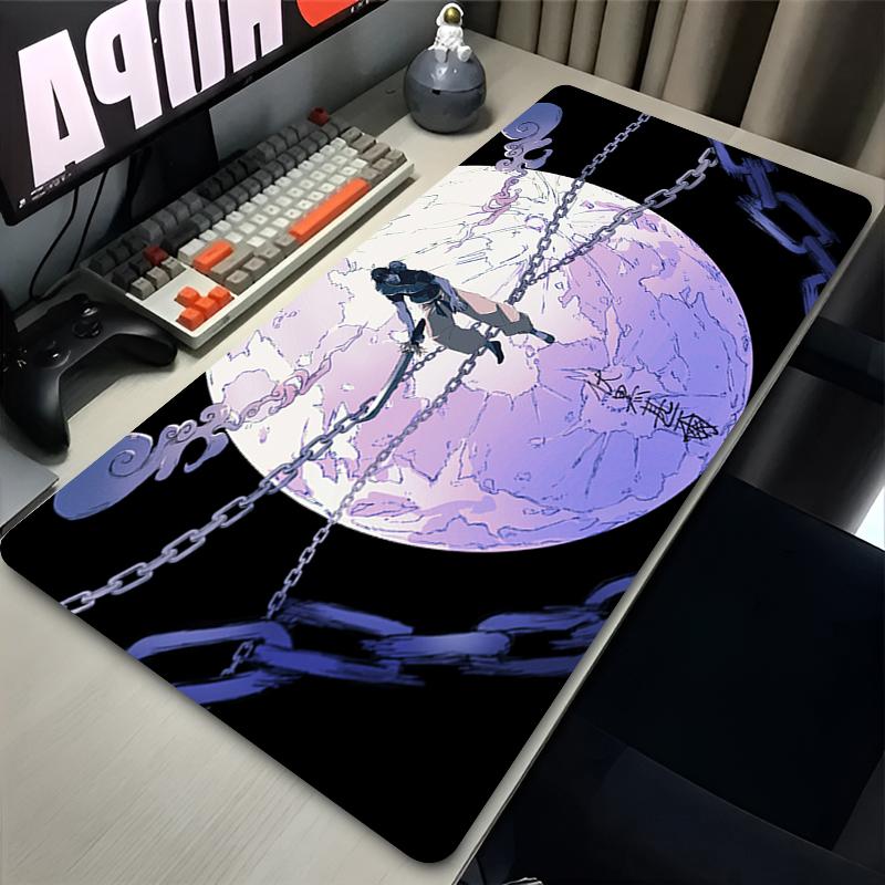 Mousepad Cool Anime Jujutsu Kaisen Fushiguro Toji Large Gaming Mouse Pad Gamer Laptop Keyboard Mat Computer Cabinet Desk Mat