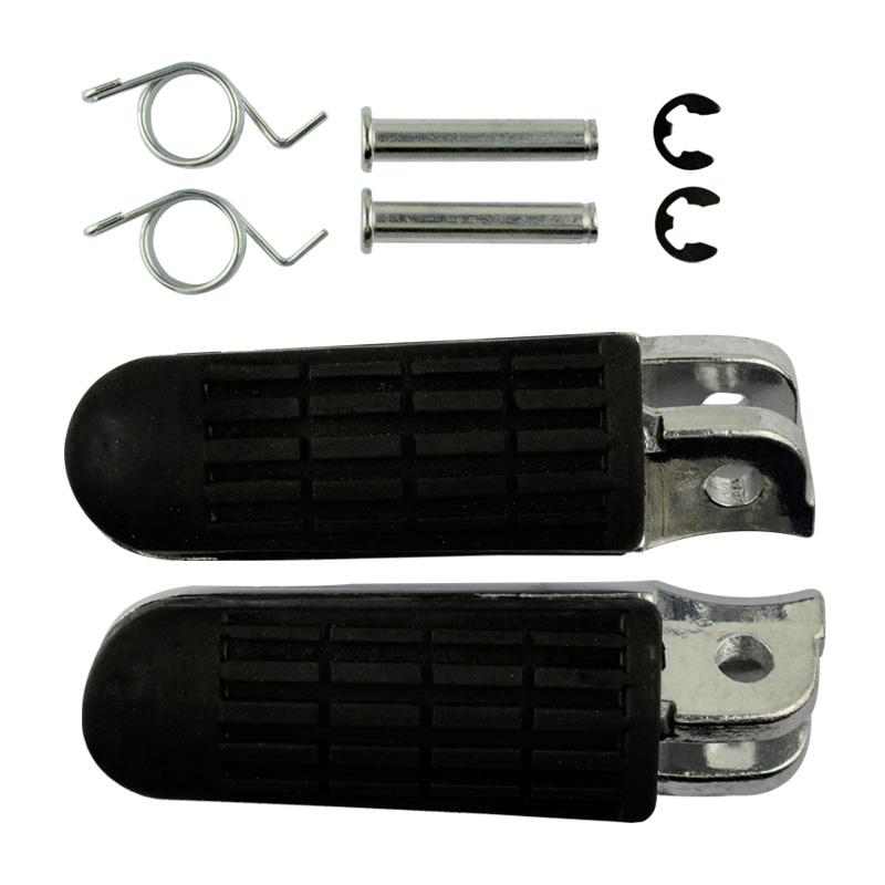 Motorbike-Accessories Front Foot Pegs Rests Footrest Pedals For HONDA 50612-KYJ-305 50642-KYJ-305 50612-MGZ-305 50642-MGZ-305 1 Set