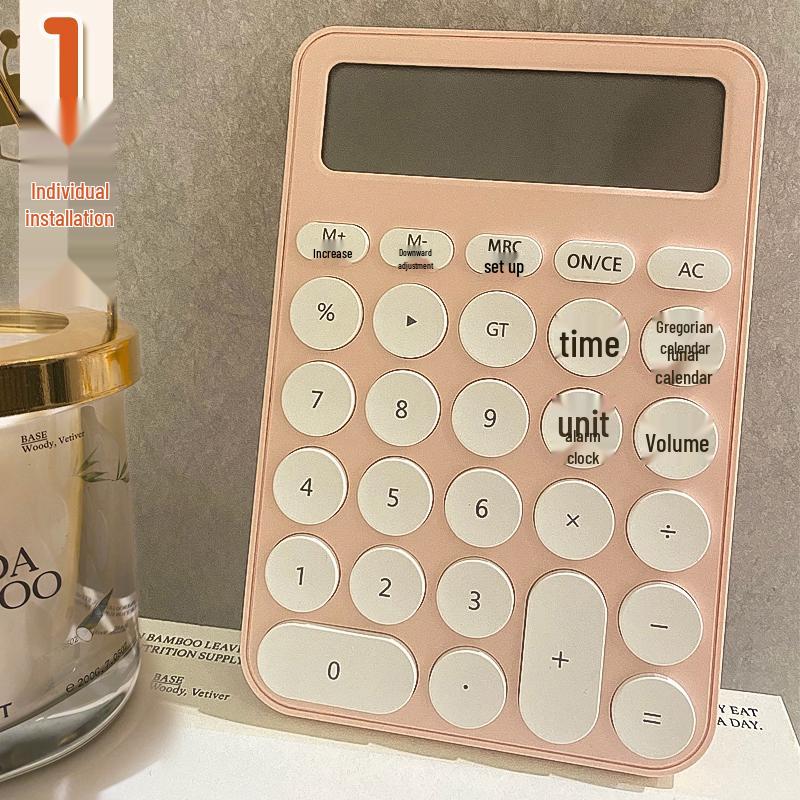 High-Value Mini Calculator: Goddess Model, Office-Specific, Voice-Enabled, for Cute and Stylish Girls