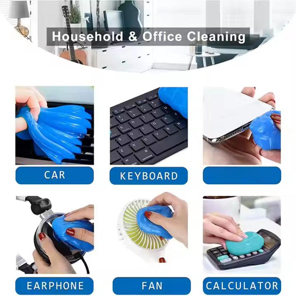 Reinigungsgel Universal Superreiniger Knete Schleim Für Auto Lüftungsschlitz Tastatur Auto Armaturenbrett Staub Schmutz Entferner PC Telefon Laptops Kameras