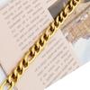 Nk Mother And Child Chain Non-Fading Titanium Steel Cuban Chain Hip Hop Figaro 18K Gold Necklace