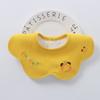 Baby Bibs Newborns Cotton Waterproof Drool Bib Unisex Infant Feeding With Animal Cartoon Print