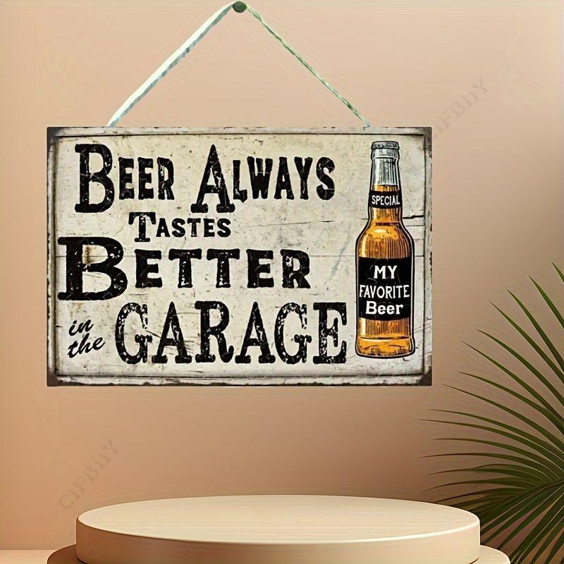 SHOTS Vintage Metal Sign, Kitchen Coffee Bar Wall Decor