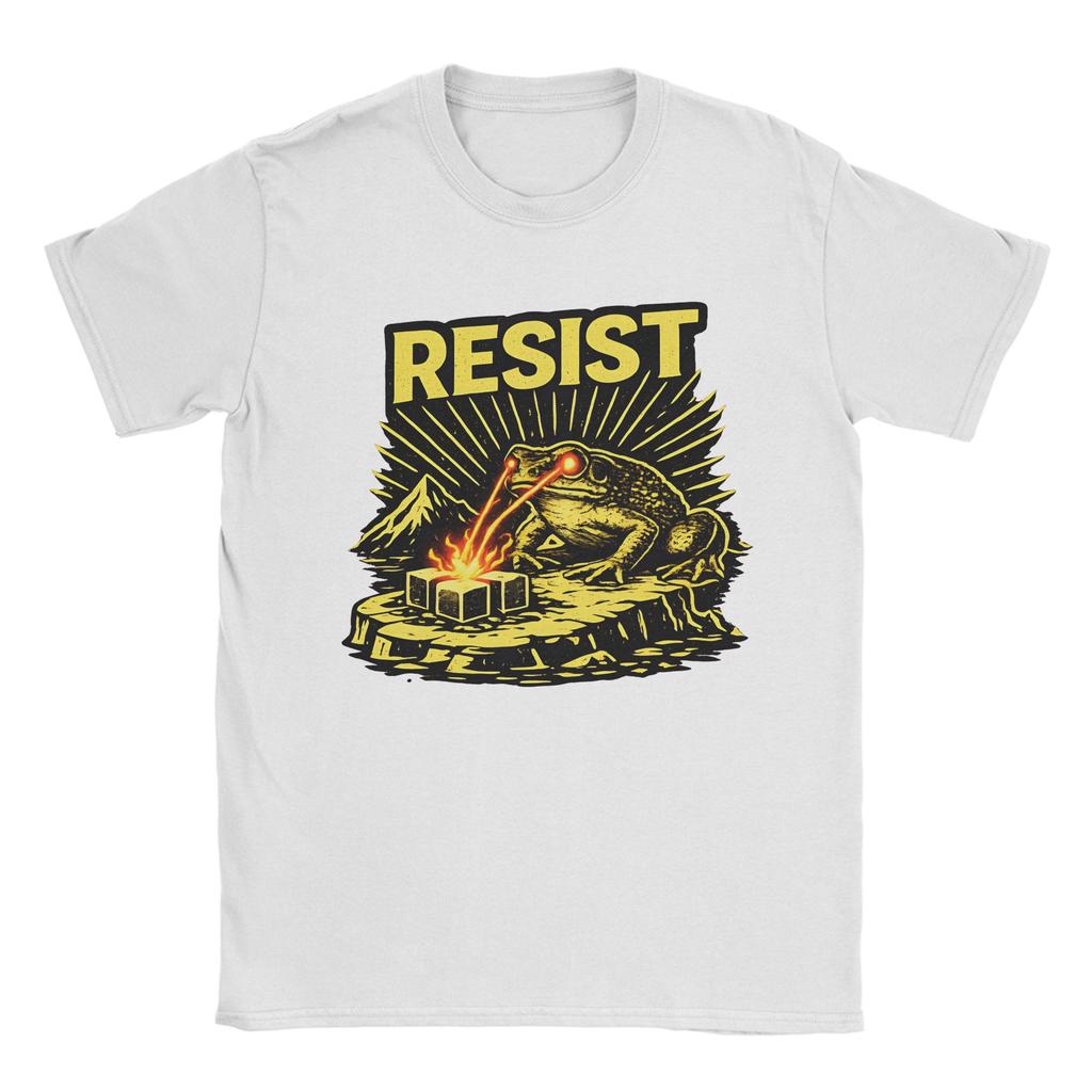 Unisex TShirts Rebel Minneapolis frog ICE Protest Vintage Cotton Tee Shirt Short Sleeve  T Shirt Round Collar Tops Gift Idea
