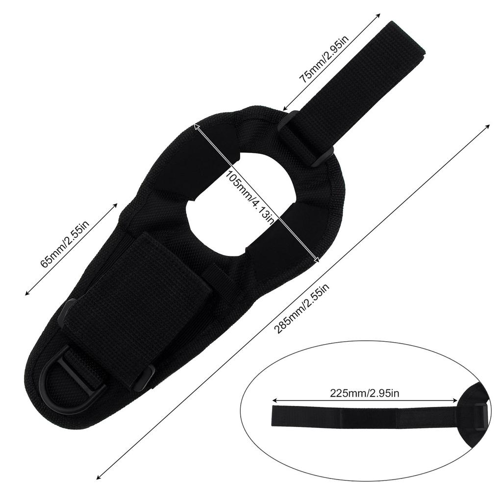 Nylon Universal Adjustable Dive Light Wrist Strap Glove 225x105mm Scuba Diving Heavy Duty Non Slip